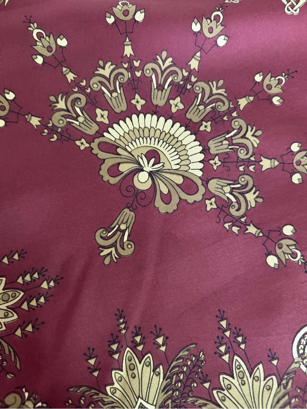 Hermès Fantaisie Silk Scarf.